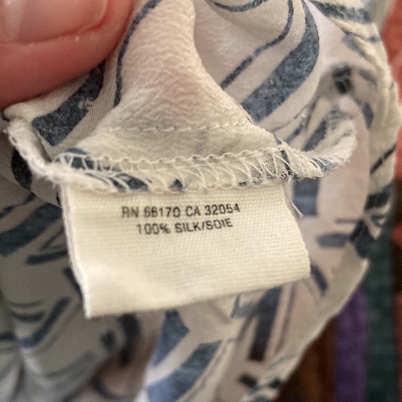 Silk Patterned Top - Picture 5 of 5